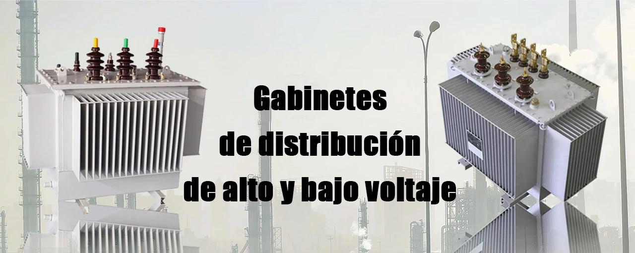 Gabinetes de distribución de alto y bajo voltaje