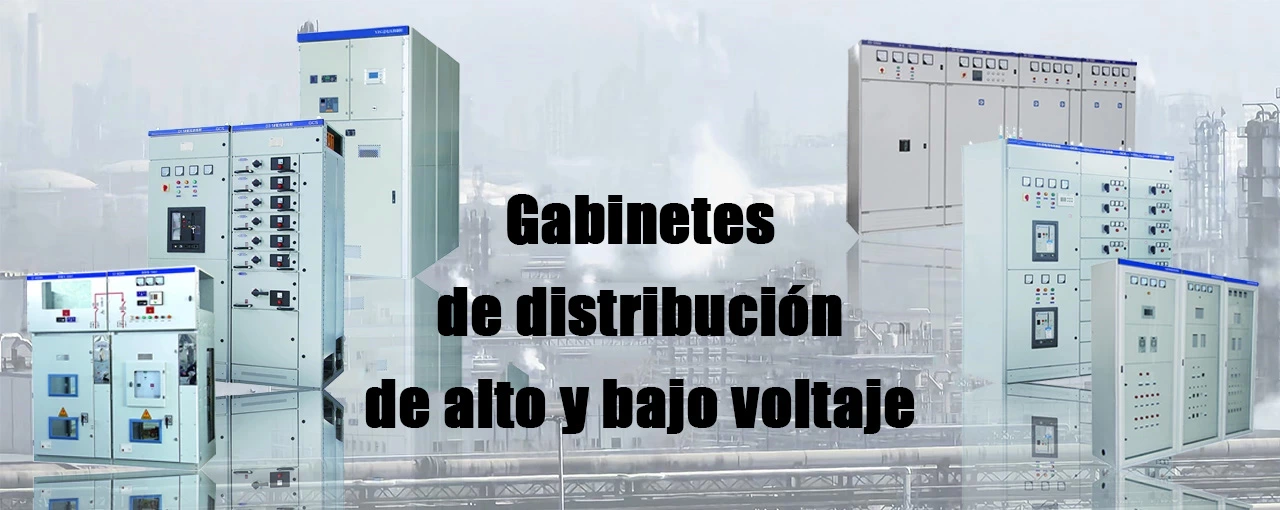 Gabinetes de distribución de alto y bajo voltaje