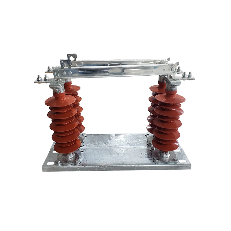 Seccionador de alto voltaje para línea exterior de 35 kV, tipo caucho de silicona Gw9, seccionador de alto voltaje Gw9-35, tipo central eléctrica.