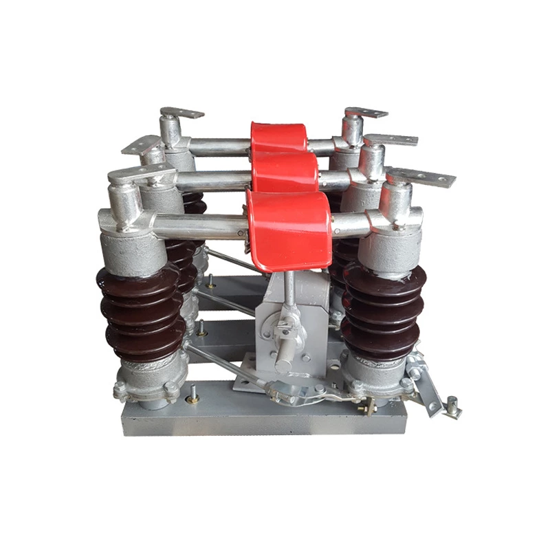 Seccionador de alta tensión para exteriores tipo tubo de cobre Gw4-15 kV, serie Gw4, interruptor de cuchilla de aislamiento de 15 kV