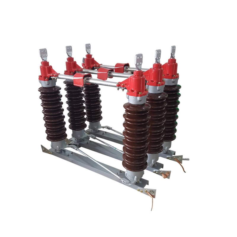 Seccionador de alta tensión para exteriores Gw4 de gran corriente, serie Gw4-72.5/1600 de aleación de aluminio