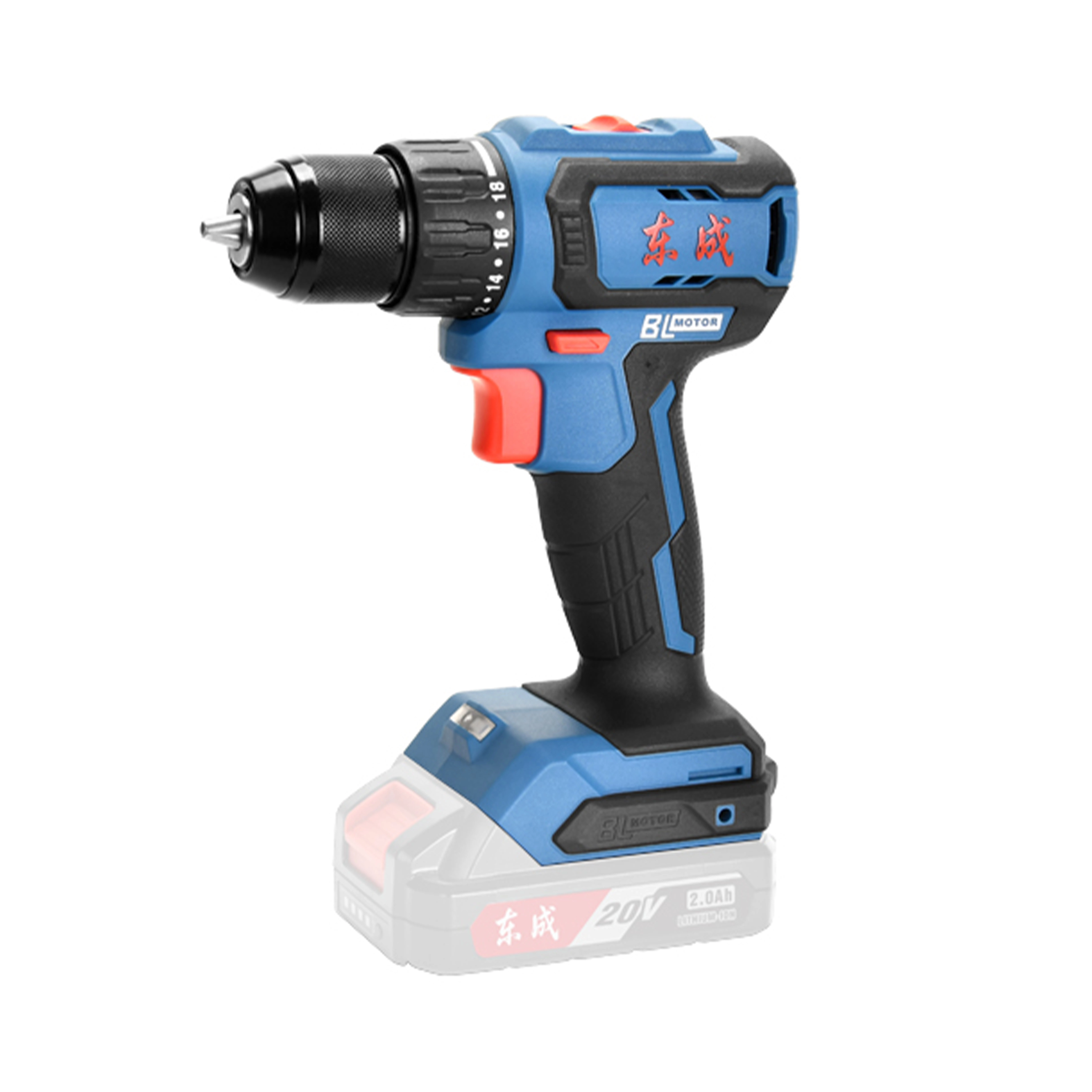 Taladro atornillador inalámbrico sin escobillas (Dongcheng) DCJZ2040Z